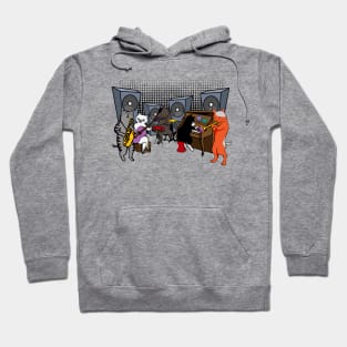 Rocking Cat Jazz Band Hoodie